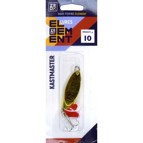 Рибальська блешня, коливна, ZEOX Kastmaster, вага 10г, колір Gold